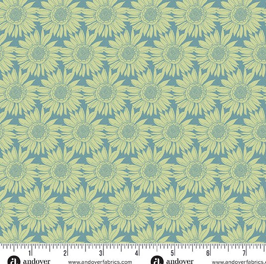 andover-Green Sunlit Bloom 1623B Flourish by Alexandra Bordallo