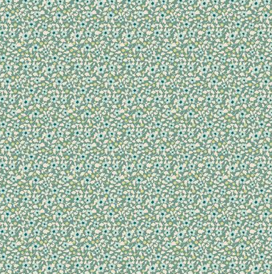 Tilda Brie Basics Teal soft tonal blender quilting cotton fabric