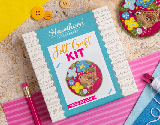 Hawthorn Handmade Wren felt craft kit