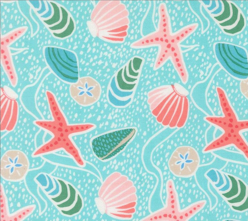 Moda Reef Sea Shells 27340-24 Kate Spain quilting cotton
