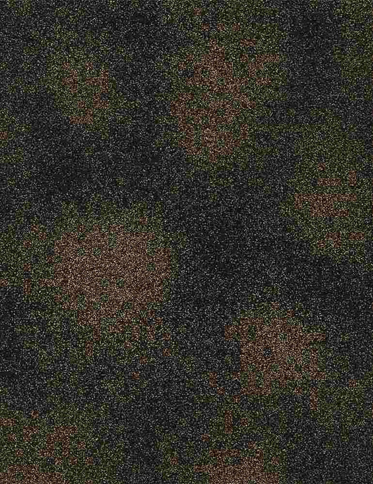 Timeless Treasures Shimmer Black metallic blender quilting cotton