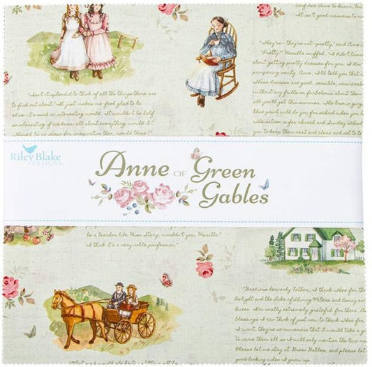 Riley Blake Anne of Green Gables 10-inch stacker layer cake precut