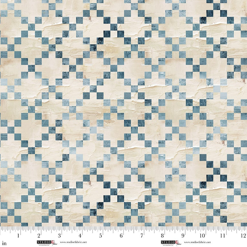 Behind Blue Eyes Cream 8653-14 quilting cotton cream Studio E