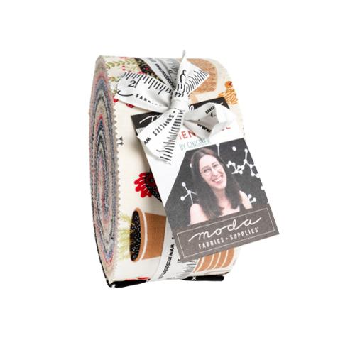 Moda The Henhouse jelly roll Gingiber farm animal strips