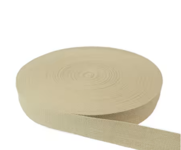 Egg nog webbing 1.5 inch x 50 yard cream bag strap notion