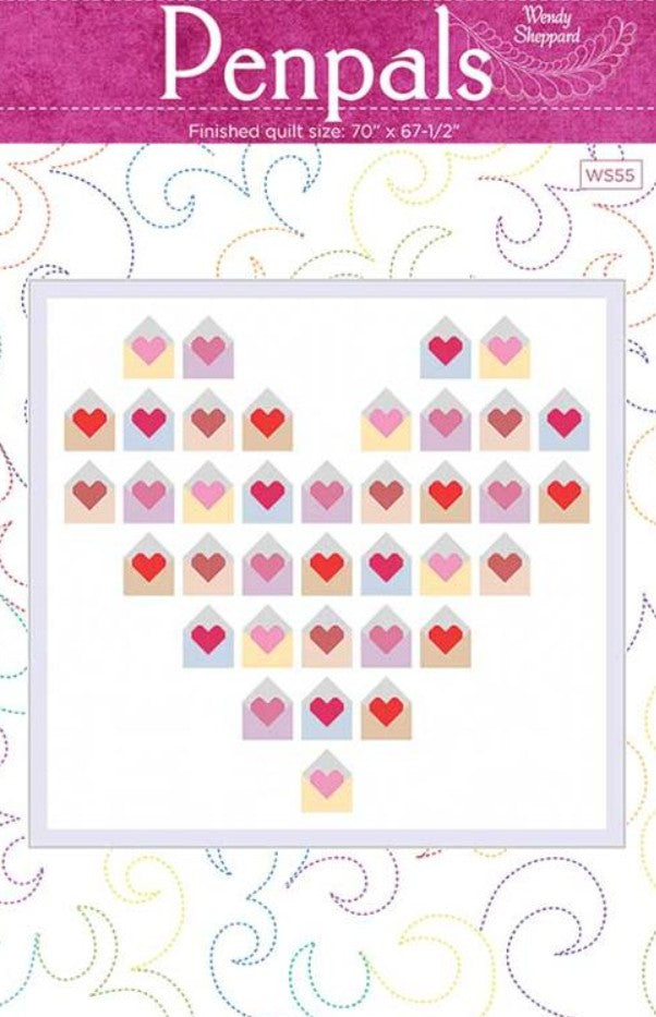 Wendy Sheppard Pen Pals multicolor quilting cotton Moda fabric