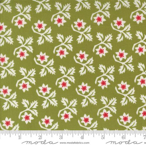 Moda Buon Natale 35402 Pine green Christmas quilting fabric