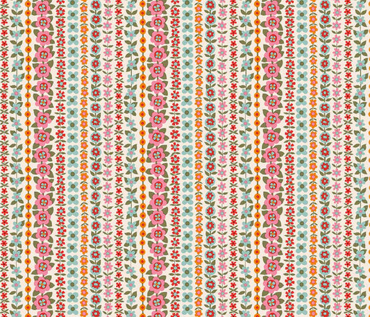 Liberty Everlasting Soho Stripe B quilting cotton fabric