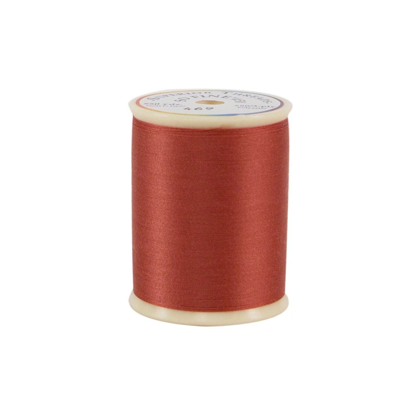 Superior Threads So Fine 469 Red Fox orange polyester thread