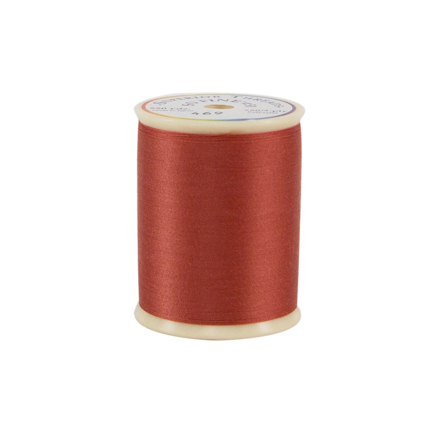 Superior Threads So Fine 469 Red Fox orange polyester thread