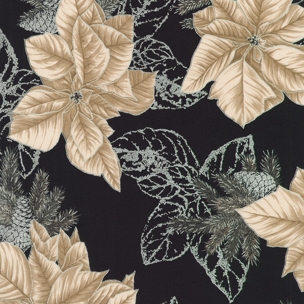 Robert Kaufman - Holiday Flourish - Forest Glen - SRKM-23700-304 SHADOW