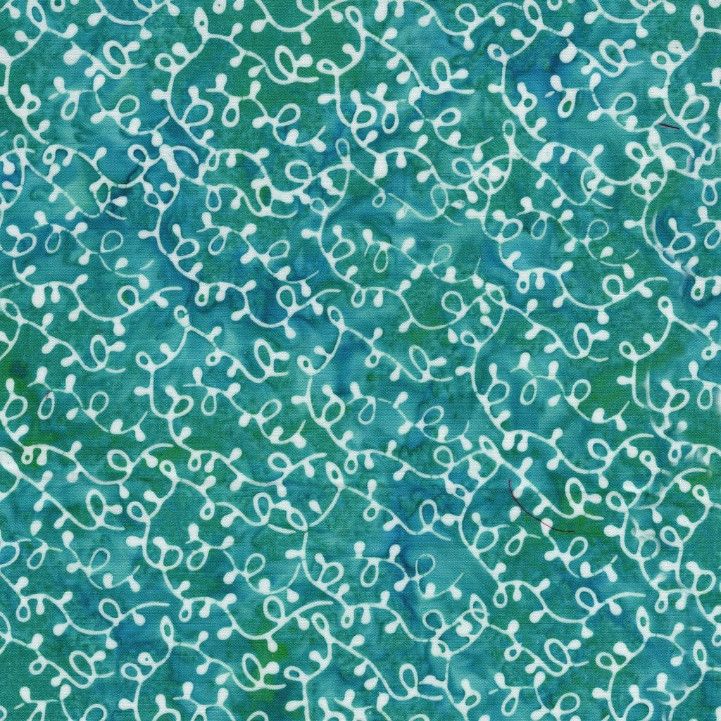 Lumin Fabrics - Retro Holidays - Carol Moellers - Retro Lights Teal Pool