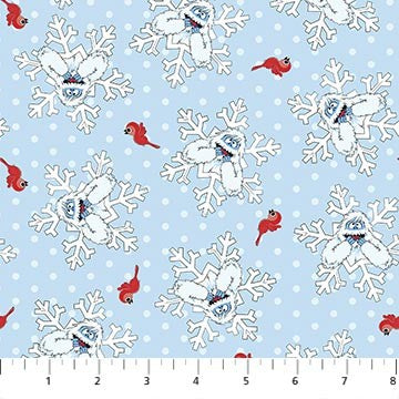 Northcott - Rudolph The Red-Nosed Reindeer - Bumble Lt Blue RD1007-42