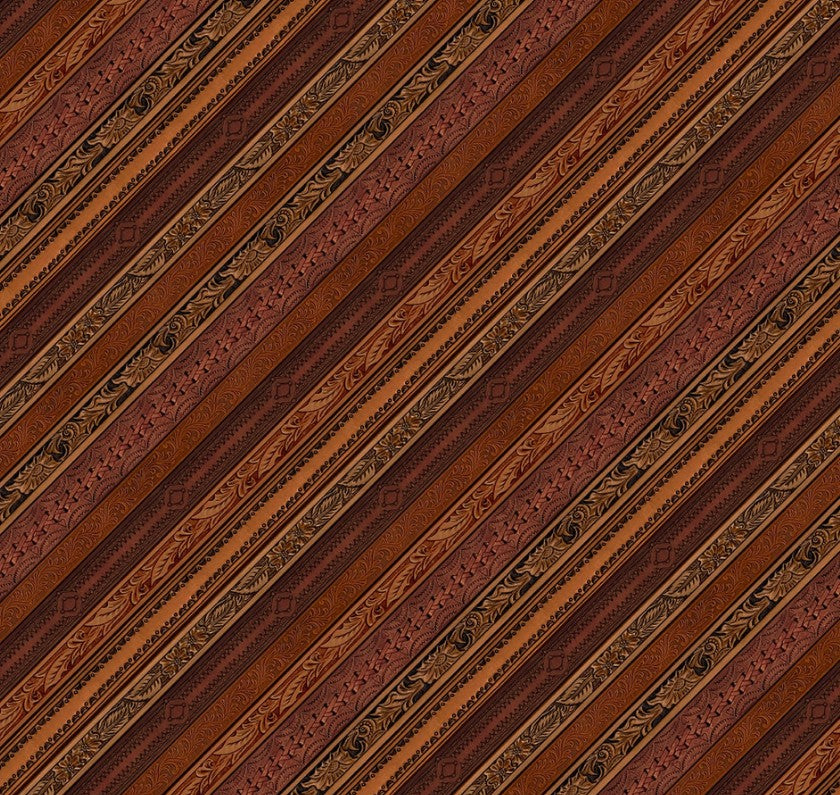 Blank Quilting Spurs Spirit 4526 Dark Brown cotton