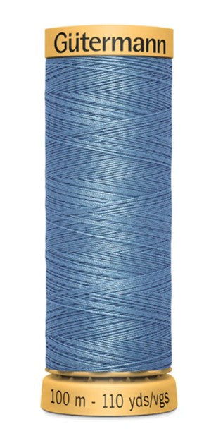 Gutermann Natural Cotton Thread col.7315 grey spool