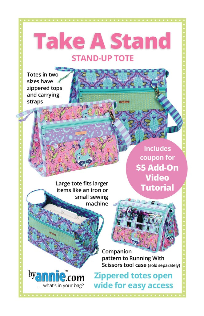Take A Stand bag pattern by ByAnnie quilting