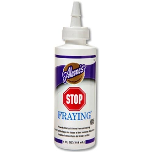 Stop Fraying Fabric Glue 4oz clear fray sealant sewing