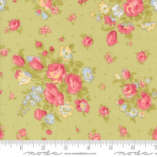 Moda Memory Lane Brenda Riddle Leaf 18780-17 quilting fabric