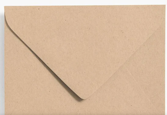 Paper Source - Brown Card With Envelope