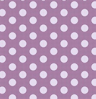 Tilda Medium Dots Lilac tonal dot cotton quilting fabric