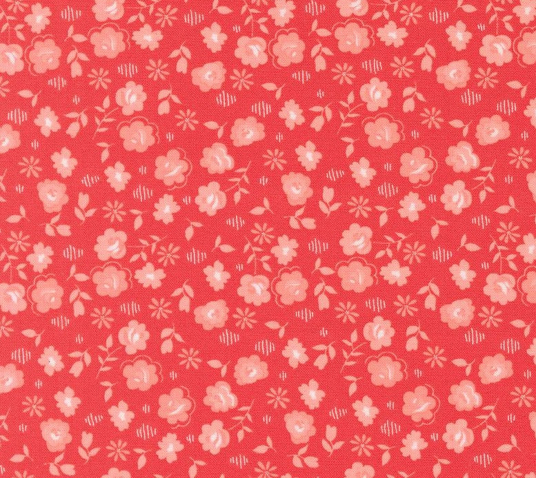 Moda Delightfully Yours Geranium 37706-16 cotton fabric
