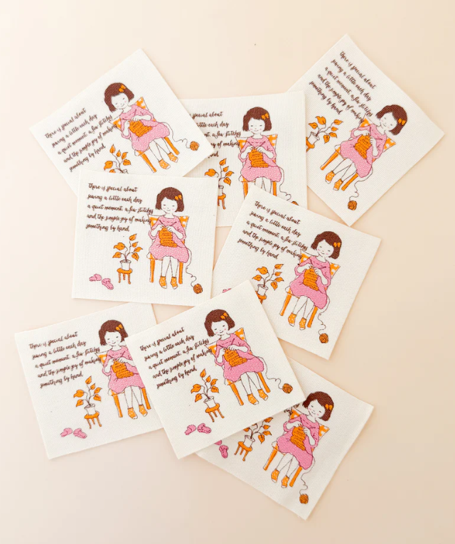 Minki Kim - Quiet Stitch Organic Cotton Labels