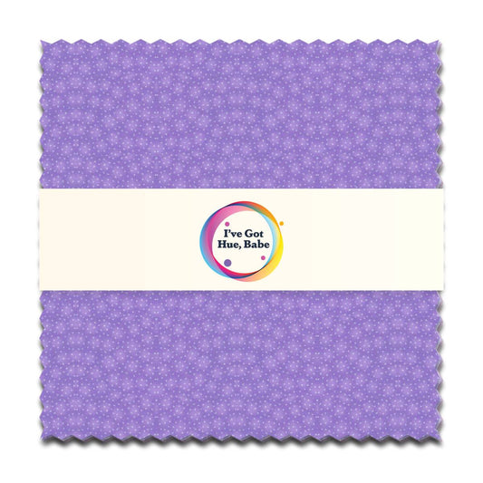 Purple Rain 5x5 Squares I've Got Hue Babe charm pack