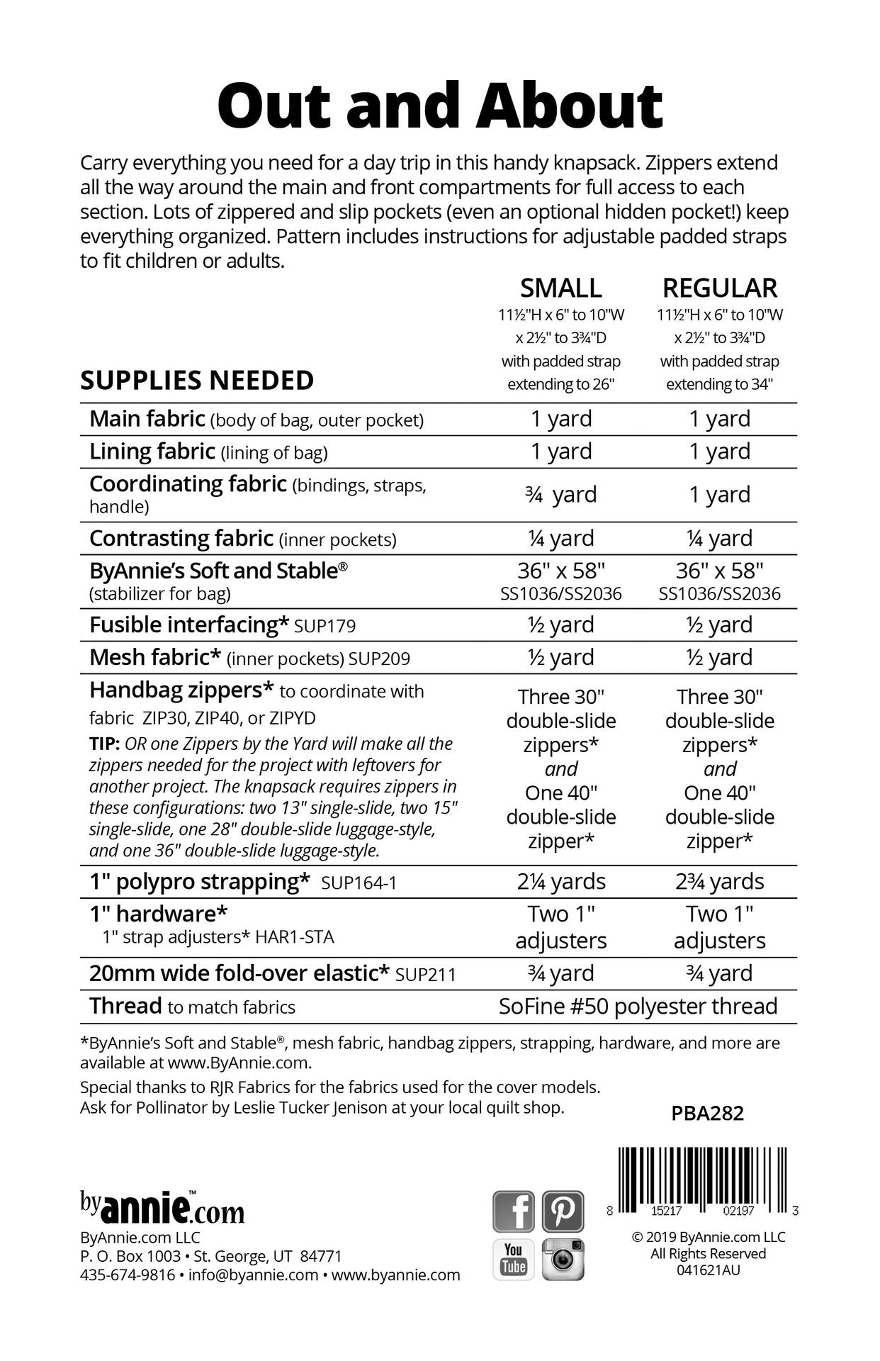 Out and About - Pattern