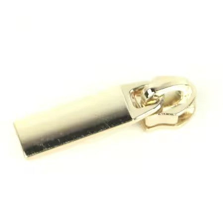 Rectangle zipper pulls size 5 gold finish 4 pack bag hardware