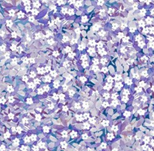 Michael Miller Beau Allium Waltz in Bloom DDC12851-GRAP-D grape purple floral print