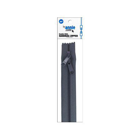 Double-Slide Zipper 30"-Gunmetal