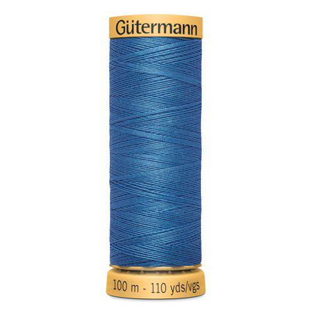 Gutermann 110 yd Natural Cotton Thread-jay Blue