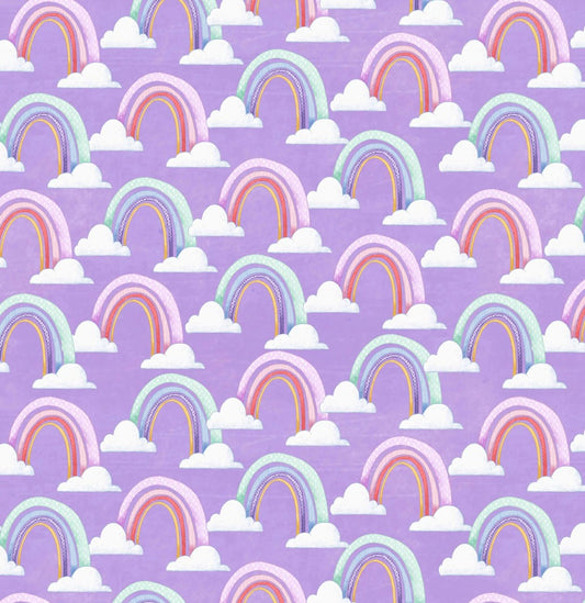 Michael Miller Lavender Rainbow Dreams purple blender quilting cotton