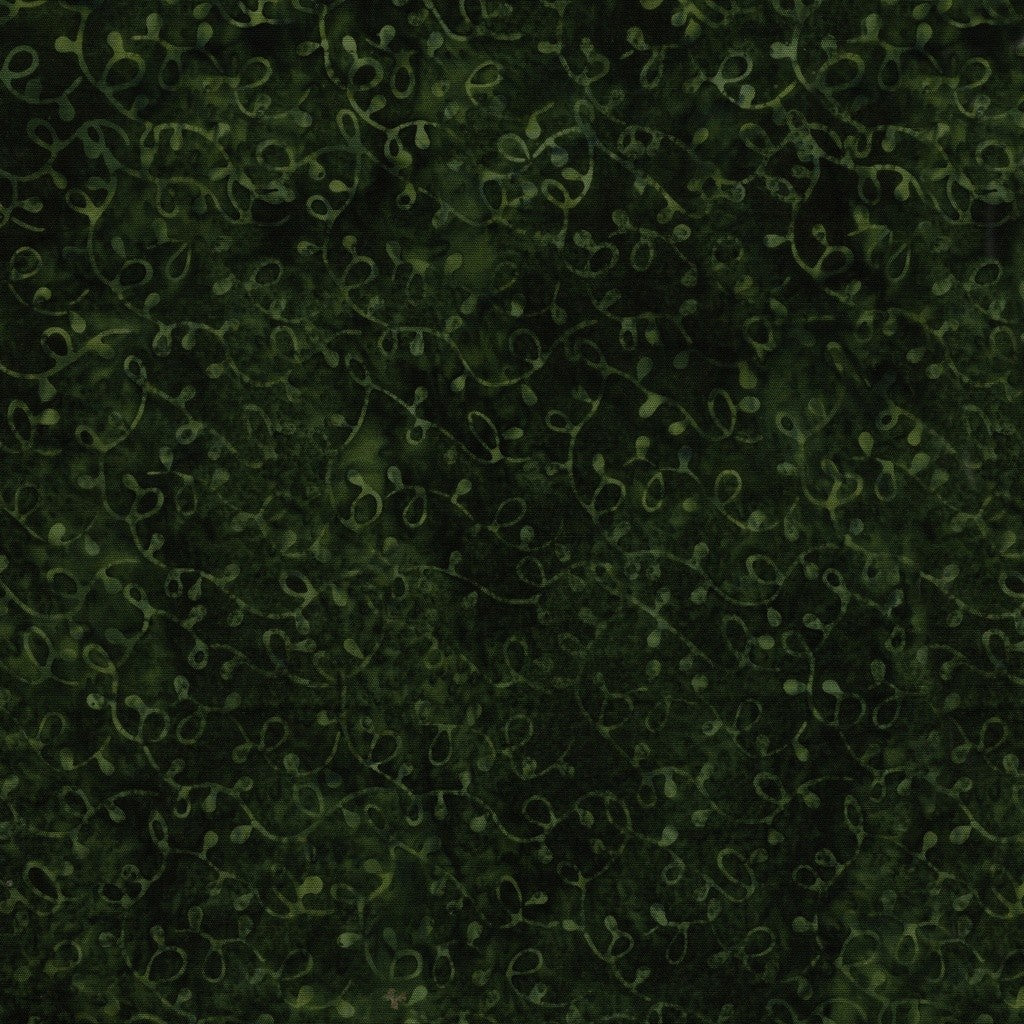 Lumin Fabrics - Retro Holidays - Carol Moellers - Retro Lights Green Pineneedle