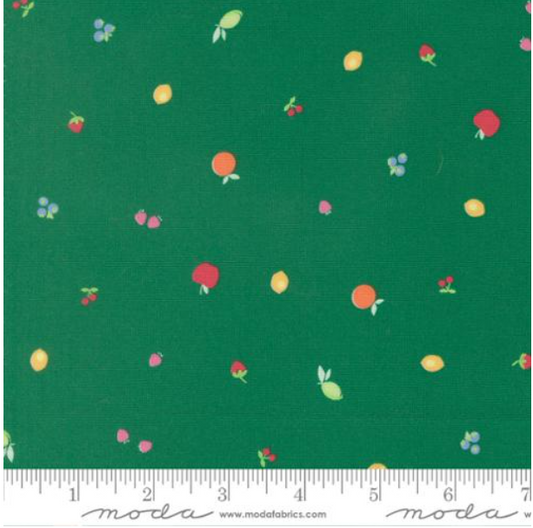 Moda Fruit Salad Corey Yoder 29244-21 emerald quilting cotton