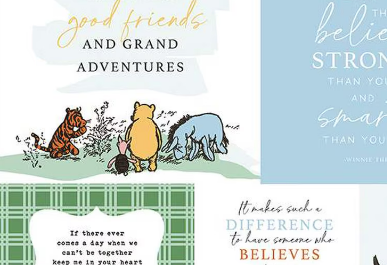 Riley Blake Winnie the Pooh panel fabric