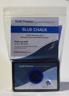 Blue Quilt Pounce pad chalk marking tool quilting notion