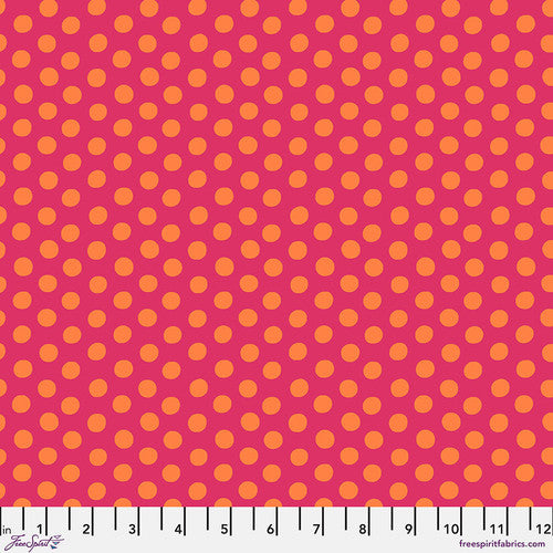 Kaffe Fassett Spot Fuchsia pink quilting fabric