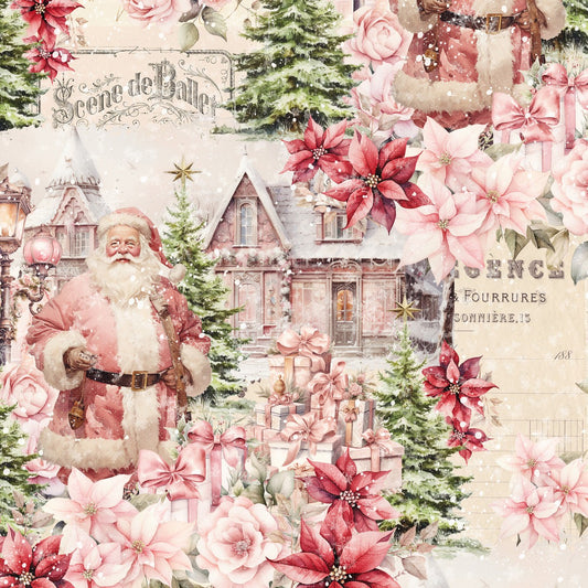 Christmas Magic 2014-41 ivory nostalgic holiday quilting cotton by Frank Garcia for Blank Quilting