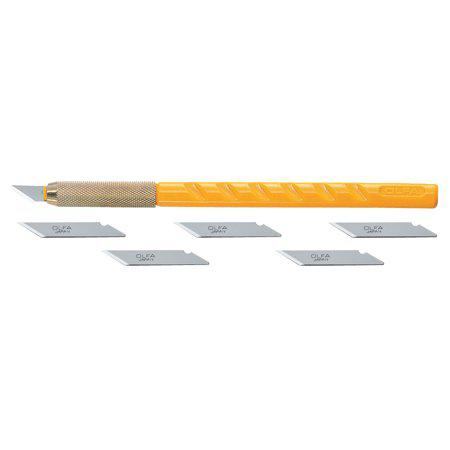 Olfa art knife with replacement blades precision cutting notion
