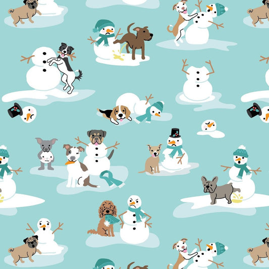 Blank - Winter Waggers - Devon Design Co. - 4765-11 light blue