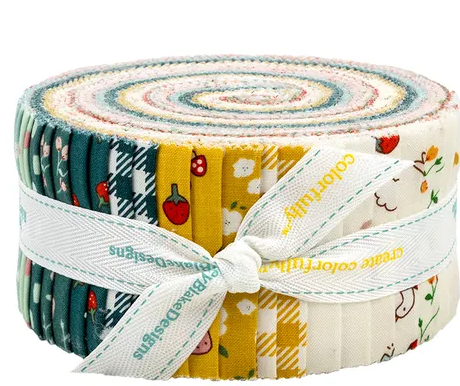 Minki Kim Serendipity 2 2.5 inch Rolie Polie precut bundle 40 strips