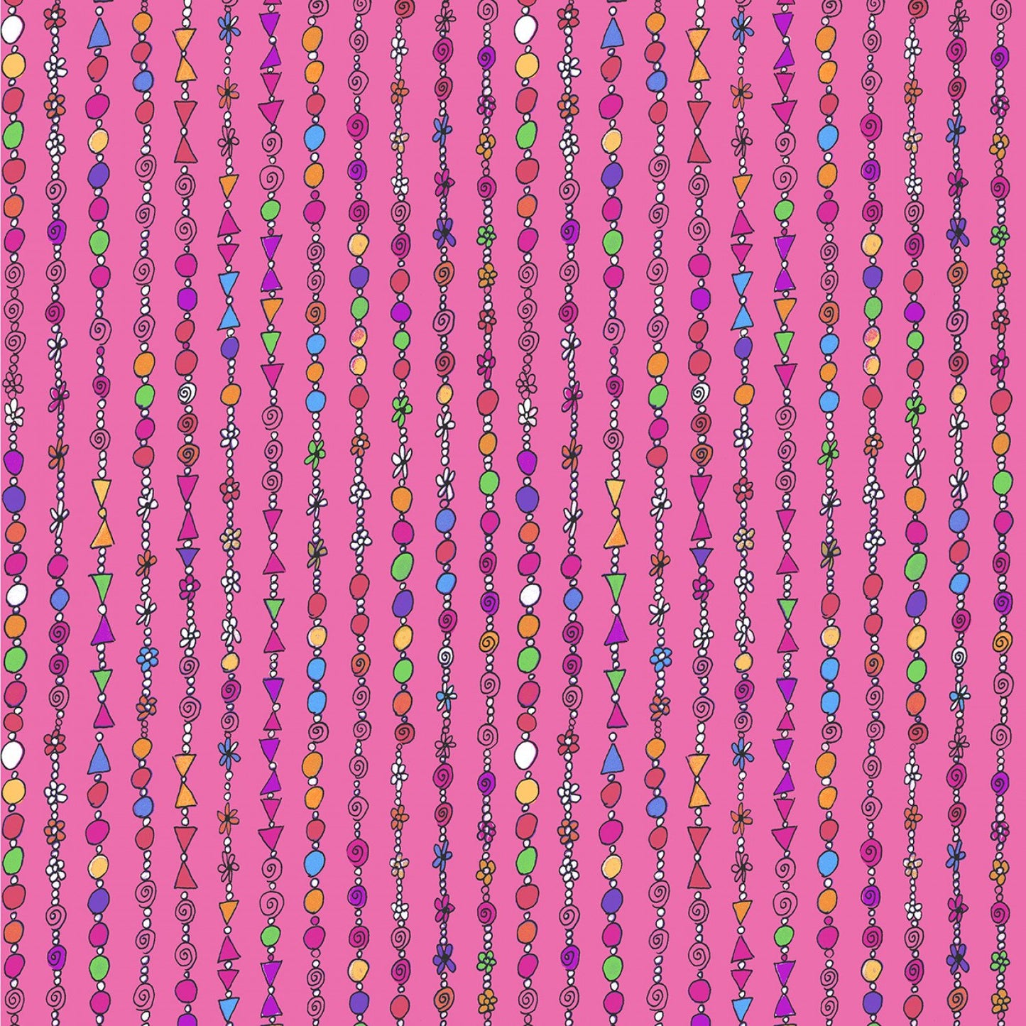 Pink - Beaded Necklace - Goodness Gracious