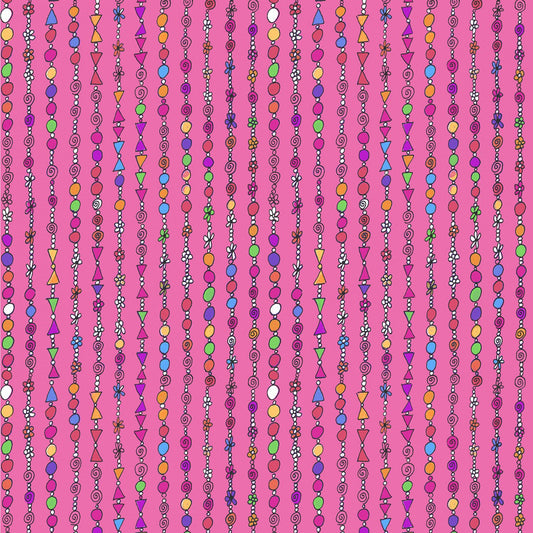 Pink - Beaded Necklace - Goodness Gracious