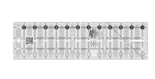Creative Grids Quilt Ruler Quick Trim 3-1/2in X 12-1/2in Rectangle