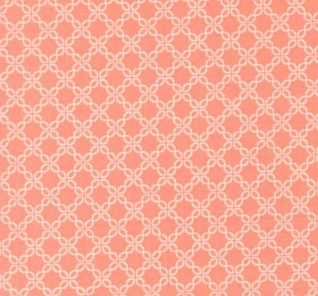 Moda Sunbonnet Coral cotton quilting fabric 31768-31