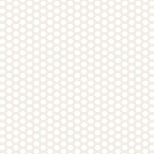 Muslin Mates Polka Dots White quilting fabric