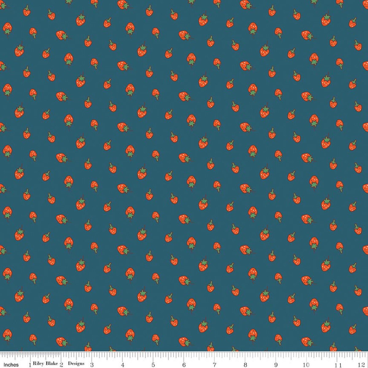 Riley Blake Serendipity 2 Strawberries Stargazer quilting cotton