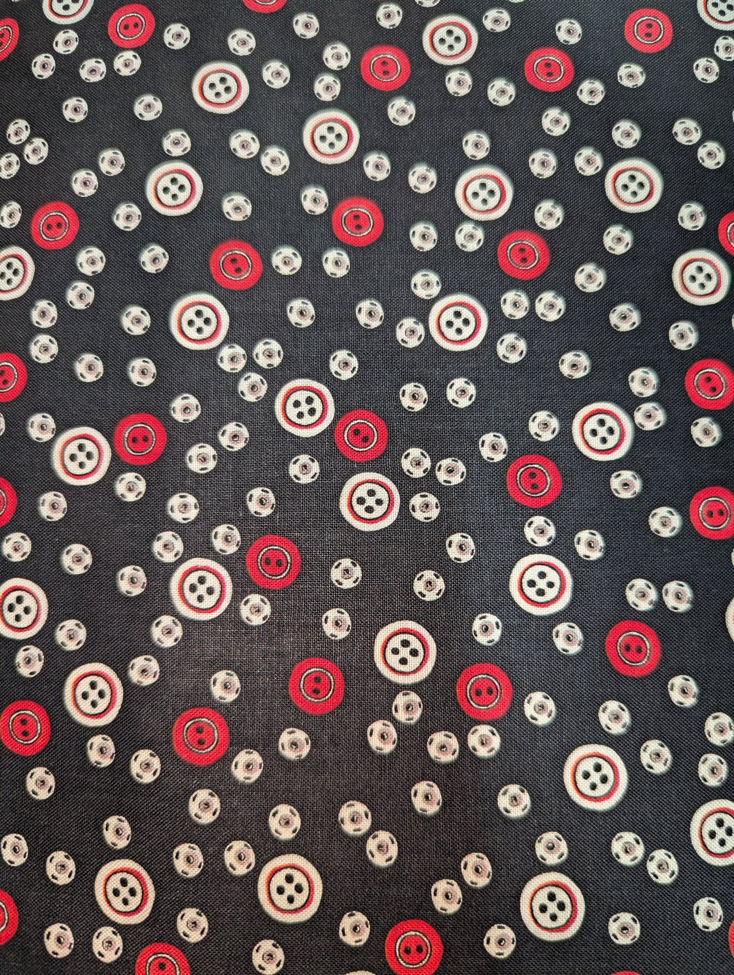 Sew What? - Button Toss - Black 27239 - J