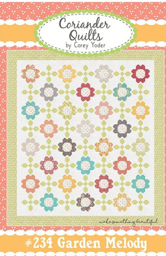 Coriander Quilts Garden Melody floral quilting cotton Moda